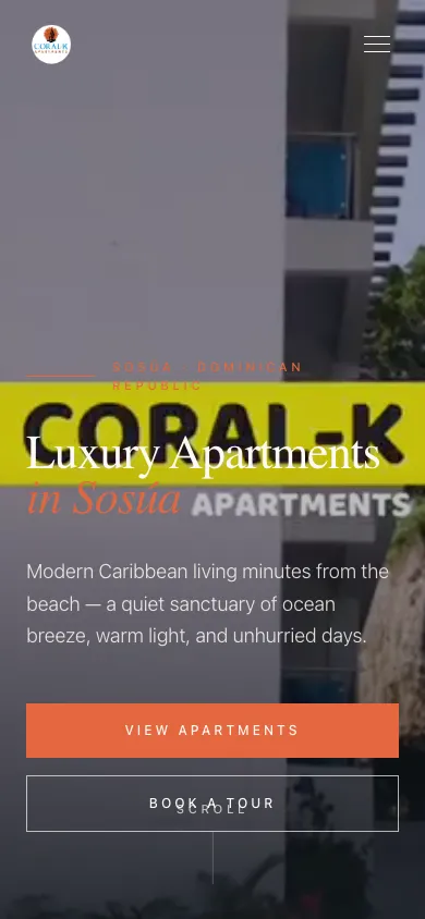Coral-K Apartments en móvil